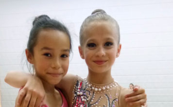 Foto: Kieler TB, DSM Düsseldorf 2018: Zoe Malee Stebner und Rita Shtab