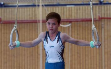 Turner in athletischer Bestform