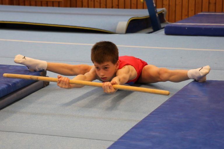 Turner in athletischer Bestform