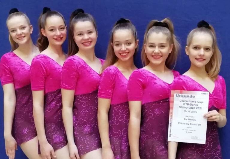 5. Platz beim DC DTB Dance Kleingruppe für PSV Eutin