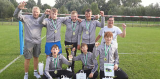 Bild von oben links: Trainer Jan Kröger, Kevin Propp, Lasse Möller, Vincent Stier, Trainerin Stefanie Stier Unten: Kjell Duis, Julius Mohr und Tjorven Kröger es fehlt Melina Thomas