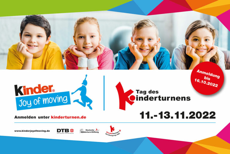 Tag des Kinderturnens: Anmeldefrist verlängert bis 16.10.!
