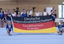 Alena Tefiki (TCH) wird Deutsche Vizemeisterin am Schwebebalken!