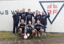 Wakendorfs Faustball Jugend mU16 wird Landesmeister und holt den 3. Titel in Folge