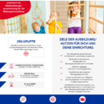 Lizenzausbildung „ÜbungsleiterIN Kinderturnen“ mit Schwerpunkt Kleinkinder für pädagogische Fachkräfte