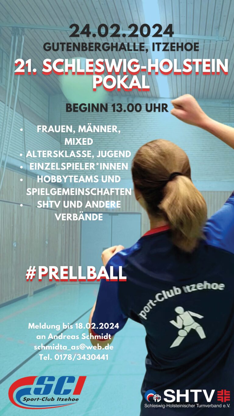 Prellball – 21. SH Pokal am 24.02.2024