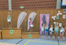 Die Kinderklasse 8 beim 8. Schneeflöckchen-Cup 2024 in Rendsburg