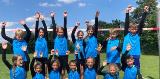 Mannschaftsfoto Faustballer Kinder des TSV Wiemersdorf
