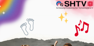 Werbebild: Musik und Tanz im Kinderturnen