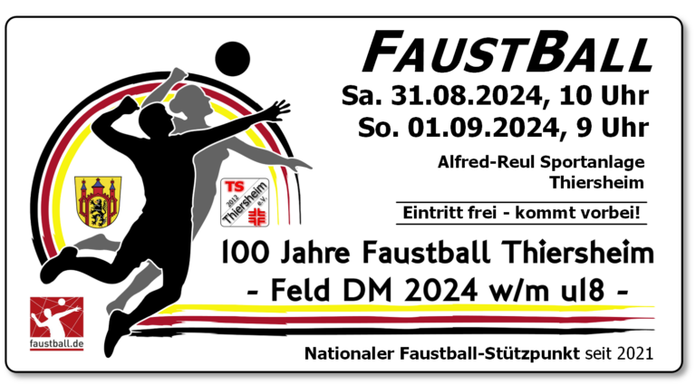 Vorschau Faustballwochenende 31.8/1.09