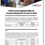Hallennutzungsbeiträge