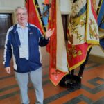 SHTV-Präsident bei der Fahnenausstellung