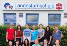 Die Teilnehmenden am Prüfungswochenende der Lizenzausbildung Gymnastik/Rhythmus/Tanz