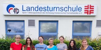Die Teilnehmenden am Prüfungswochenende der Lizenzausbildung Gymnastik/Rhythmus/Tanz