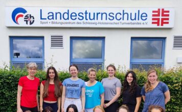 Die Teilnehmenden am Prüfungswochenende der Lizenzausbildung Gymnastik/Rhythmus/Tanz
