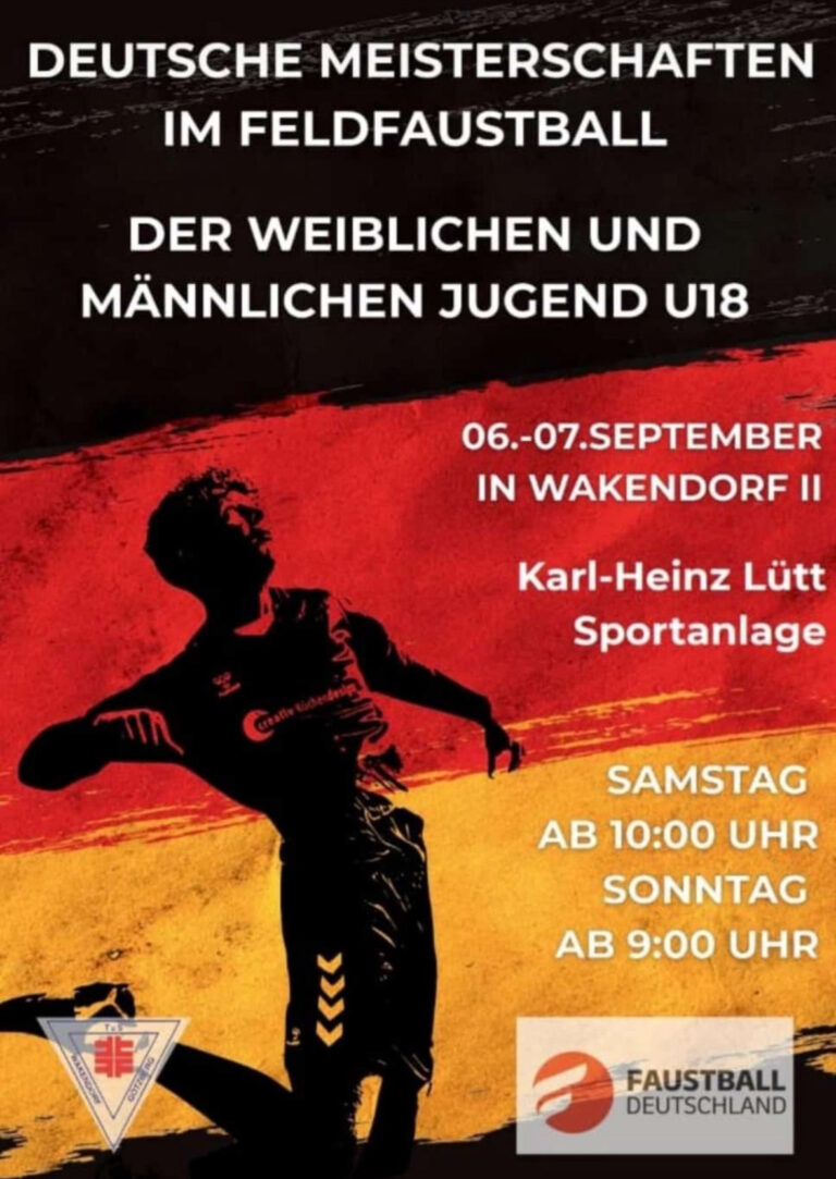 Vorschau Faustballwochenende 6./7. September 2025