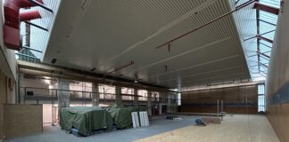 Aus der Halle im LSP ist eine Baustelle geworden