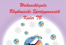 Plakat vom Weihnachtsgala RSG vom Kieler TB