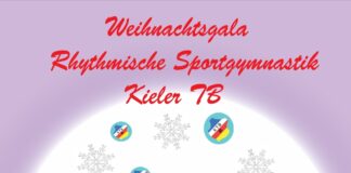 Plakat vom Weihnachtsgala RSG vom Kieler TB