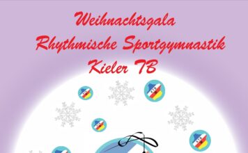 Plakat vom Weihnachtsgala RSG vom Kieler TB