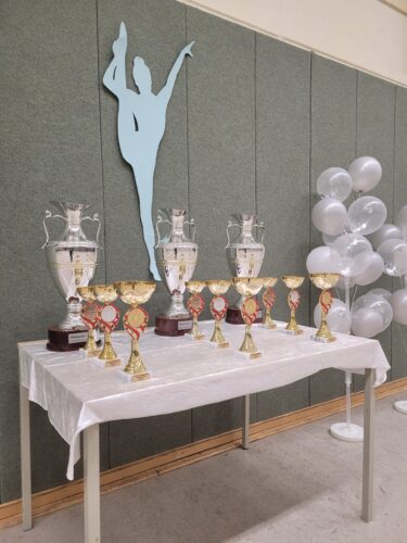 Pokale auf einem Tisch