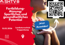 Atmung: Sportliches und gesundheitliches Potential Werbeplakat für die Fortbildung Atmung