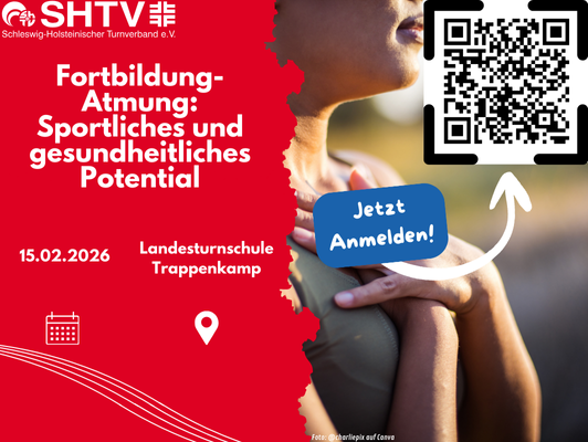 Atmung Werbeplakat für die Fortbildung Atmung