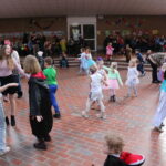 Die Tanzfläche in der Aula