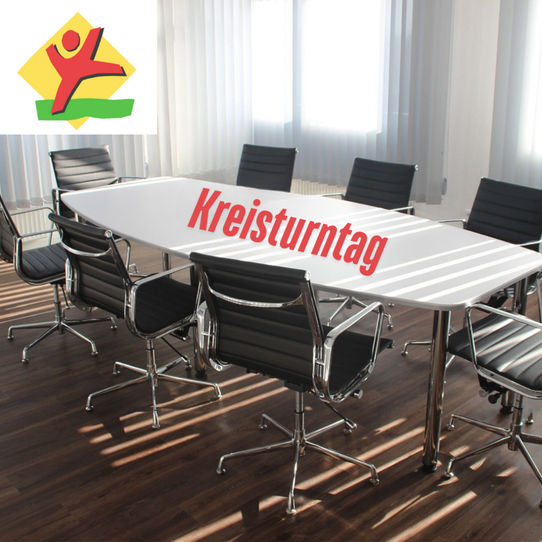 Besprechungsraum mit Aufschrift Kreisturntag
