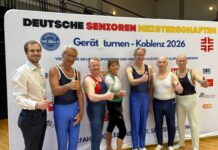 Sportler vor Pressewand