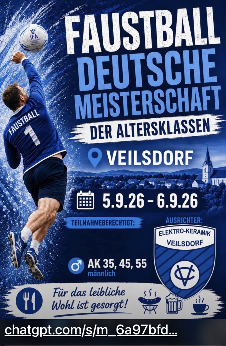 Vorschau Faustballwochenende 5.+6. September 2026